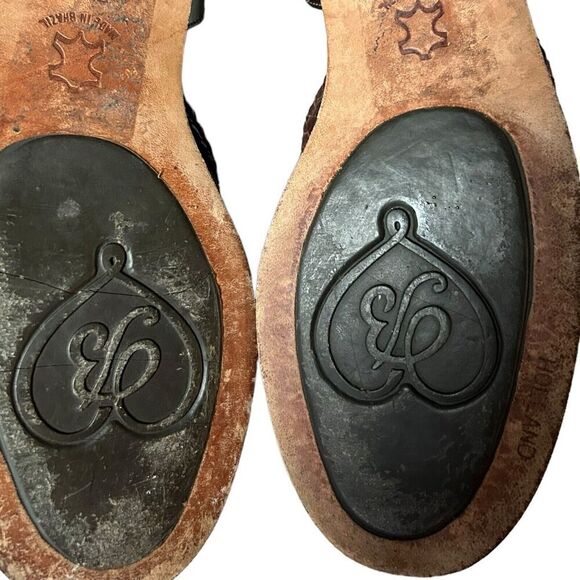 Brighton Holland Brown Open Side Loafers size 5.5M - Picture 9 of 16